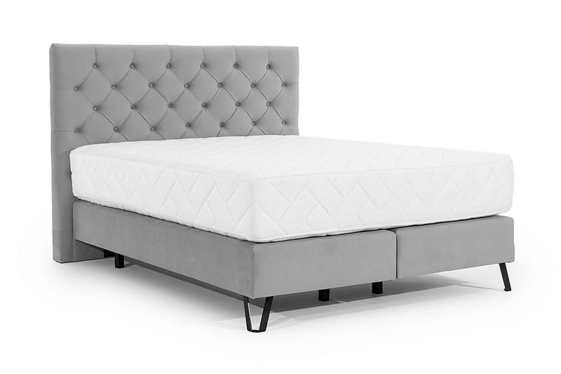 Katsumi Sängpaket Ramsäng 160x200 cm - Ljusgrå - Möbler - Säng - Komplett sängpaket