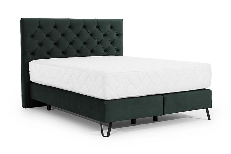 Katsumi Sängpaket Ramsäng 160x200 cm - Mörkgrön - Möbler - Säng - Komplett sängpaket