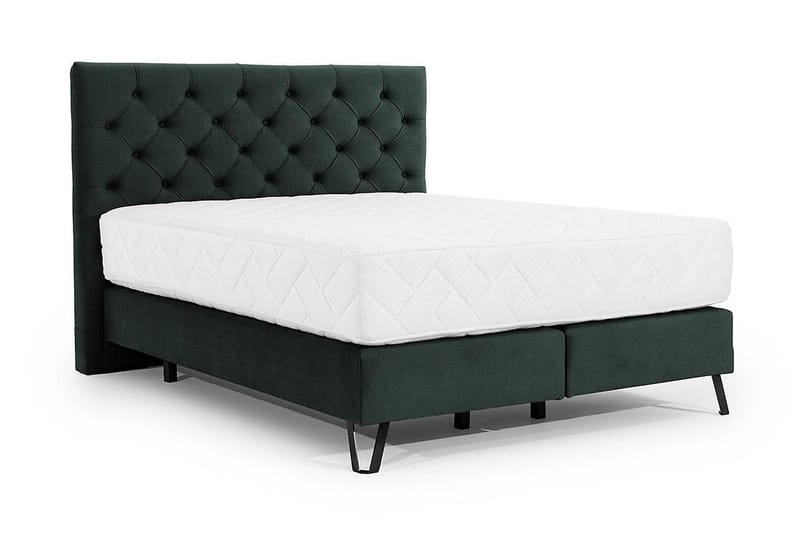 Katsumi Sängpaket Ramsäng 160x200 cm - Mörkgrön - Möbler - Säng - Komplett sängpaket
