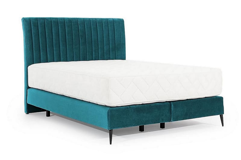 Katsuo Sängpaket Ramsäng 140x200 cm - Blå - Komplett sängpaket - Ramsäng