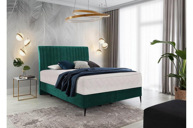 Katsuo Sängpaket Ramsäng 140x200 cm - Turkos - Möbler - Säng - Komplett sängpaket