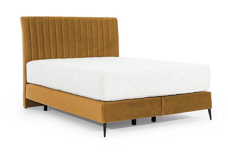 Katsuo Sängpaket Ramsäng 160x200 cm - Gul - Komplett sängpaket - Ramsäng