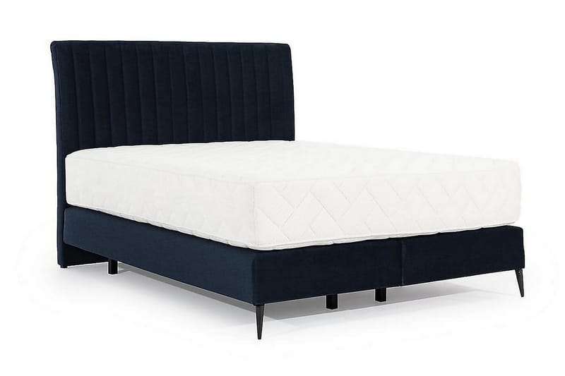Katsuo Sängpaket Ramsäng 160x200 cm - Mörkblå - Komplett sängpaket - Ramsäng