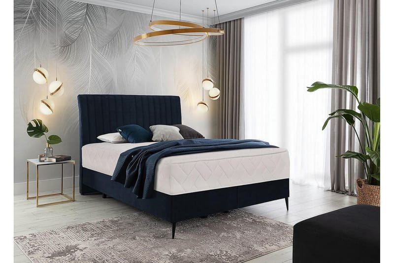 Katsuo Sängpaket Ramsäng 180x200 cm - Mörkblå - Möbler - Säng - Komplett sängpaket