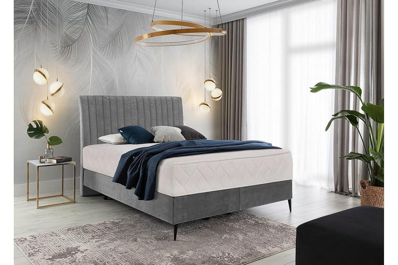 Katsuo Sängpaket Ramsäng 180x200 cm - Mörkblå - Möbler - Säng - Komplett sängpaket