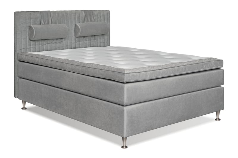 Mega Komplett Sängpaket 160x200 - Ljusgrå - Möbler - Säng - Komplett sängpaket