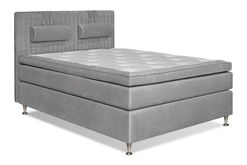 MEGA Kontinentalsäng 180x200 cm - Ljusgrå - Möbler - Säng - Kontinentalsäng