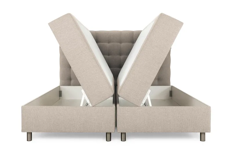 Montana Förvaringssäng 160x200 - Beige - Möbler - Säng - Komplett sängpaket