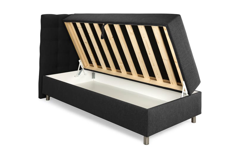 Montana Komplett Sängpaket 90x200 - Mörkgrå - Möbler - Säng - Komplett sängpaket