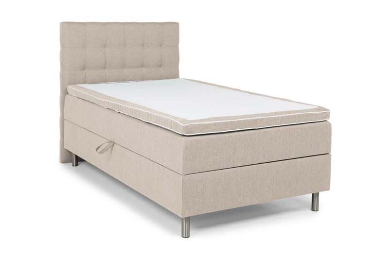Montana Komplett Sängpaket med Förvaring 120x200 cm - Beige - Möbler - Säng - Sängar med förvaring