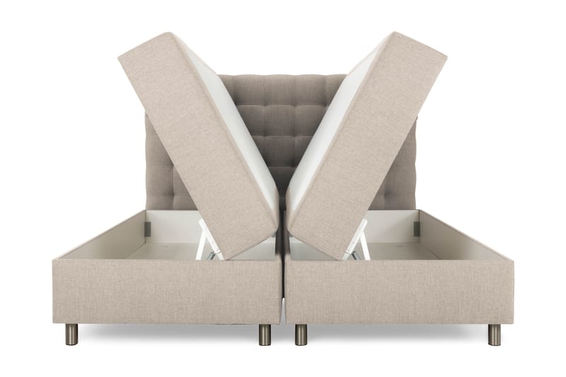 Montana Komplett Sängpaket med Förvaring 160x200 cm - Beige - Möbler - Säng - Sängar med förvaring