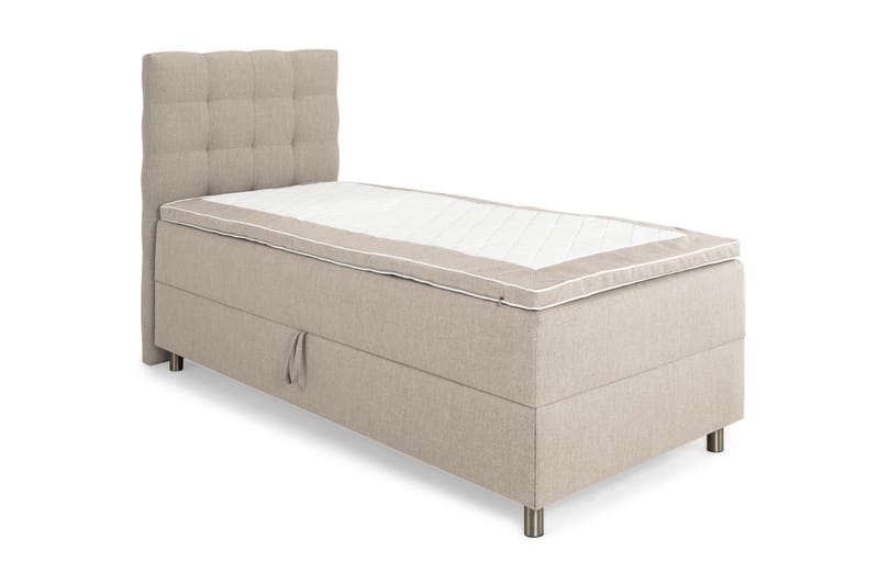 Montana Komplett Sängpaket med Förvaring 90x200 cm - Beige - Möbler - Säng - Sängar med förvaring