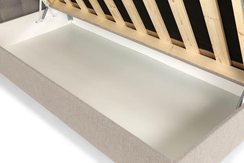 Montana Komplett Sängpaket med Förvaring 90x200 cm - Beige - Möbler - Säng - Sängar med förvaring