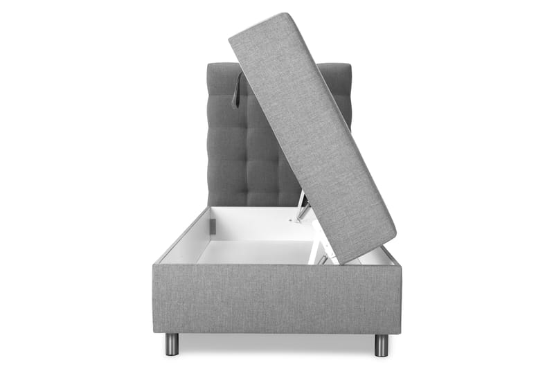 Montana Komplett Sängpaket med Förvaring 90x200 cm - Ljusgrå - Möbler - Säng - Komplett sängpaket