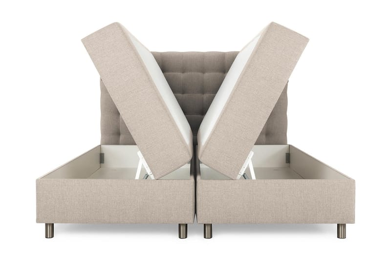 Montana Säng med Förvaring Dubbelsäng 160x200 cm - Beige - Möbler - Säng - Sängar med förvaring