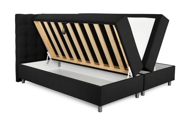Montana Sängpaket 160x200 - Mörkgrå - Komplett sängpaket - Sängar med förvaring