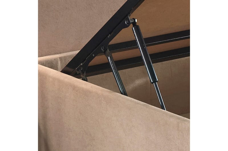 Reghum Kontinentalsäng 100x200 cm - Ljusbrun - Komplett sängpaket - Kontinentalsäng