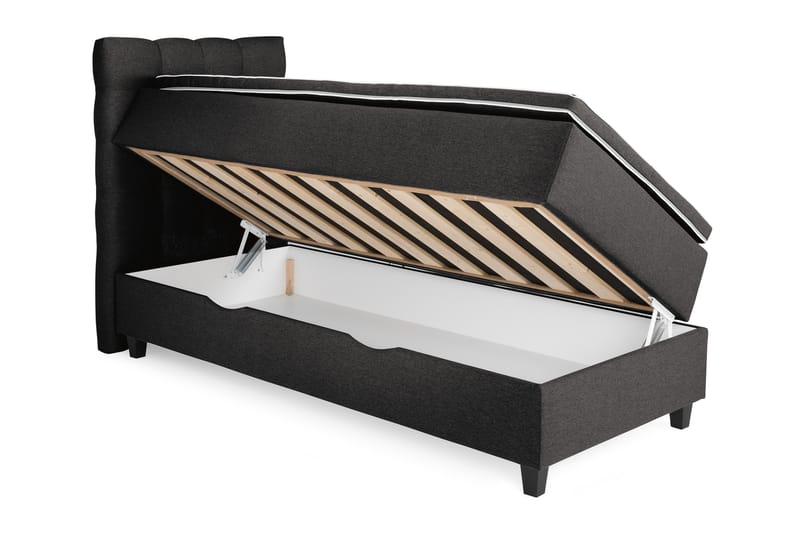 Royal Sängpaket med Förvaring 80x200 cm - Mörkgrå (+Fler val) - Möbler - Säng - Sängar med förvaring