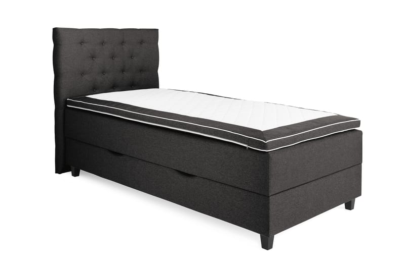 Royal Sängpaket med Förvaring 90x200 cm - Mörkgrå (+Fler val) - Möbler - Säng - Komplett sängpaket