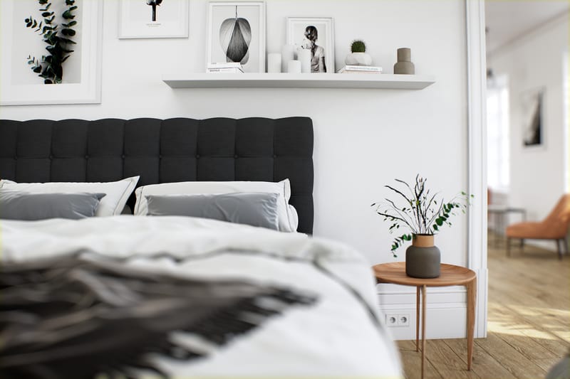 Royal Sängpaket med Förvaring 90x200 cm - Svart (+Fler val) - Möbler - Säng - Komplett sängpaket