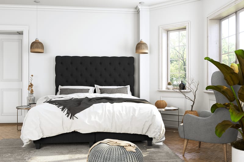 Royal Sängpaket med Förvaring140x200  Svart - Svart (+Fler val) - Möbler - Säng - Sängar med förvaring