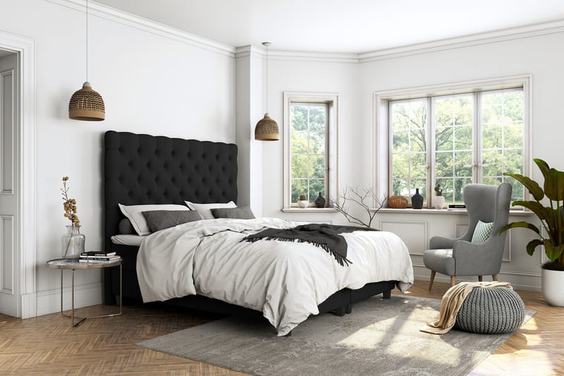 Royal Sängpaket med Förvaring140x200  Svart - Svart (+Fler val) - Möbler - Säng - Sängar med förvaring
