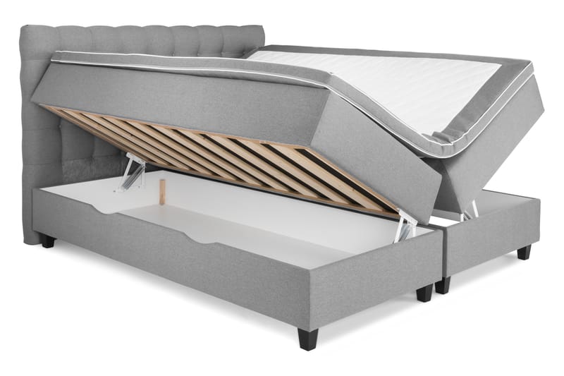 Royal Sängpaket med Förvaring180x200  Ljusgrå - Ljusgrå (+Fler val) - Möbler - Säng - Sängar med förvaring