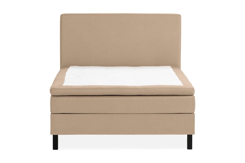 Scarlett Sängpaket 140x200 Skummadrass - Slät gavel Beige - Möbler - Säng - Komplett sängpaket