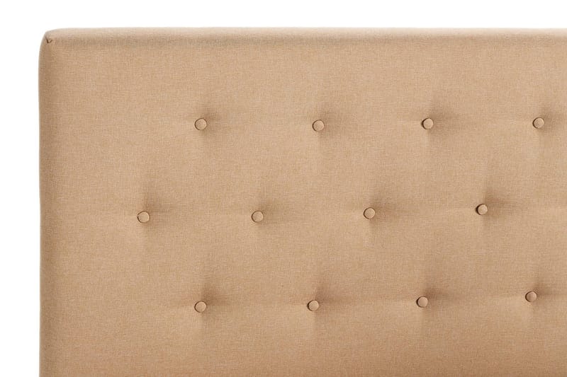 Scarlett Sängpaket 150x200 Latexmadrass - Knappad gavel Beige - Komplett sängpaket - Kontinentalsäng