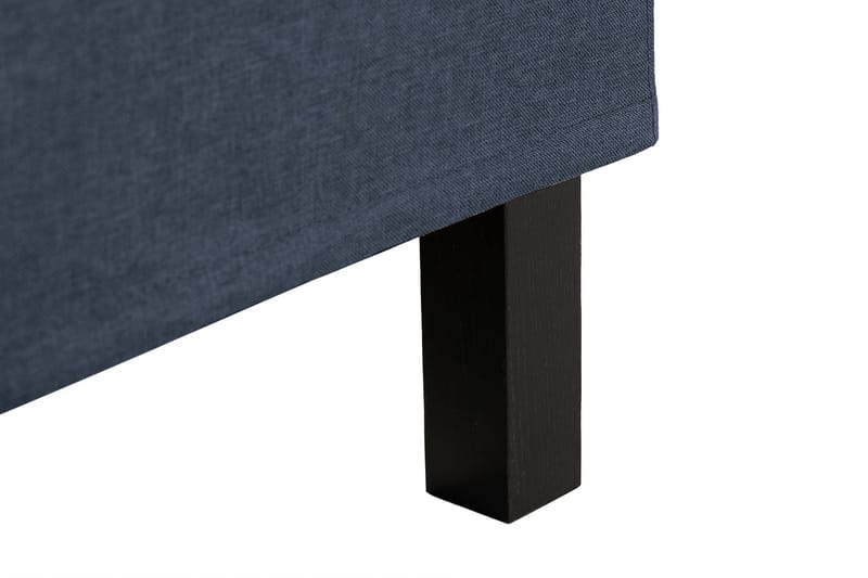 Scarlett Sängpaket 150x200 Latexmadrass - Knappad gavel Blå - Möbler - Säng - Kontinentalsäng