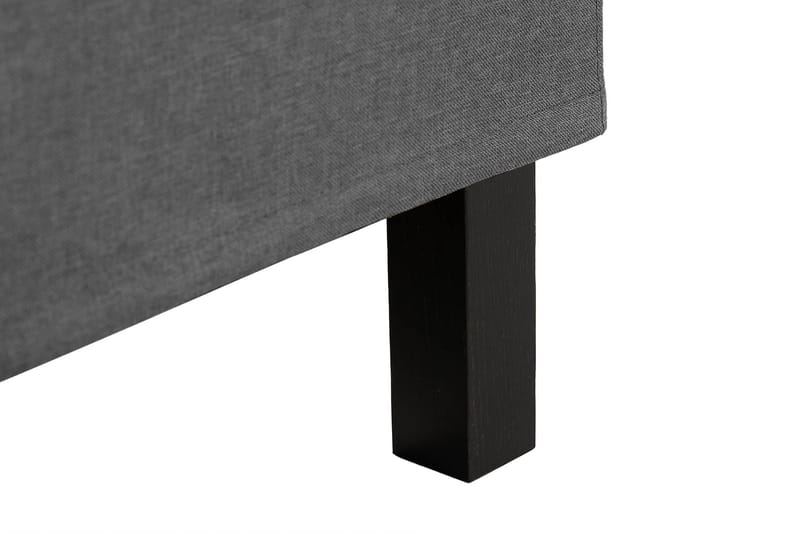 Scarlett Sängpaket 150x200 Latexmadrass - Knappad gavel Mörkgrå - Möbler - Säng - Kontinentalsäng