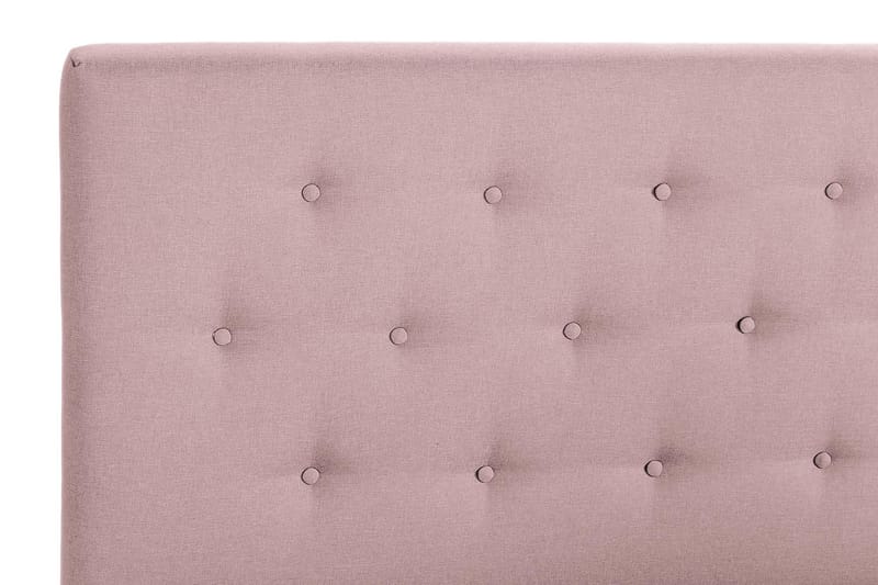 Scarlett Sängpaket 150x200 Latexmadrass - Knappad gavel Rosa - Möbler - Säng - Komplett sängpaket