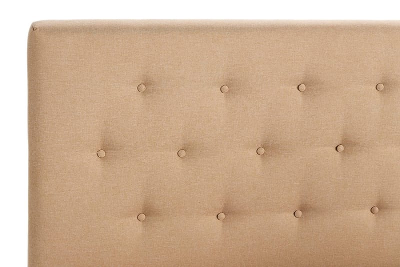 Scarlett Sängpaket 150x200 Memorymadrass - Knappad gavel Beige - Komplett sängpaket - Kontinentalsäng