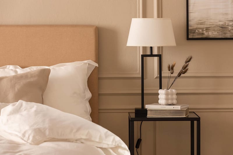 Scarlett Sängpaket 150x200 Memorymadrass - Slät gavel Beige - Möbler - Säng - Kontinentalsäng