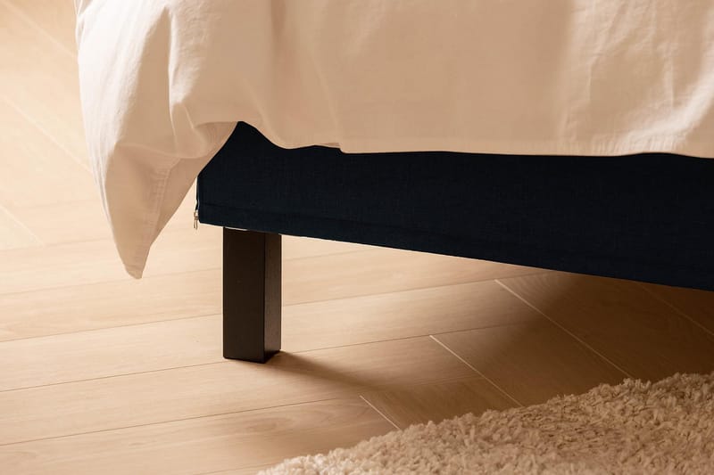 Scarlett Sängpaket 150x200 Memorymadrass - Slät gavel Blå - Möbler - Säng - Kontinentalsäng