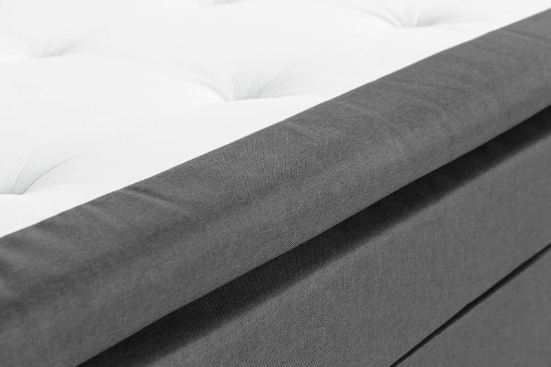 Scarlett Sängpaket 150x200 Memorymadrass - Slät gavel Mörkgrå - Möbler - Säng - Kontinentalsäng