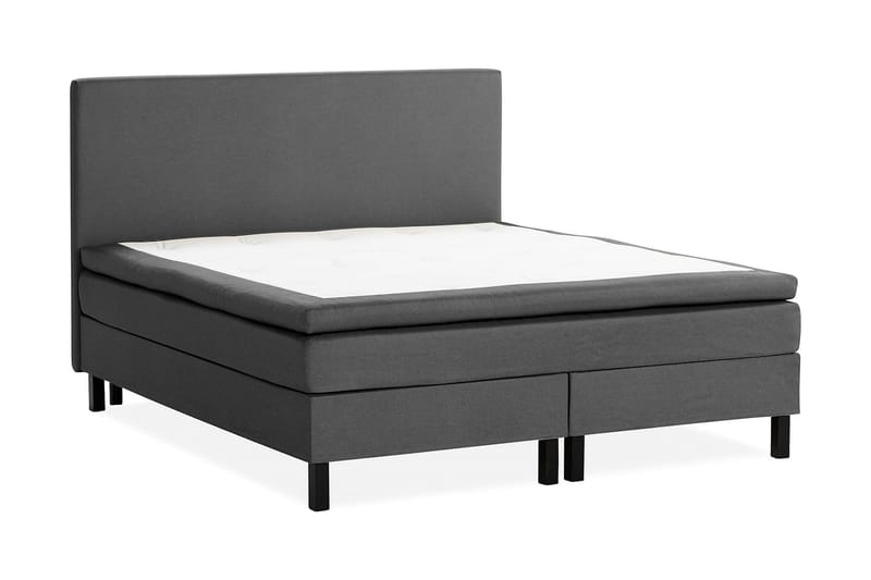 Scarlett Sängpaket 150x200 Memorymadrass - Slät gavel Mörkgrå - Möbler - Säng - Kontinentalsäng