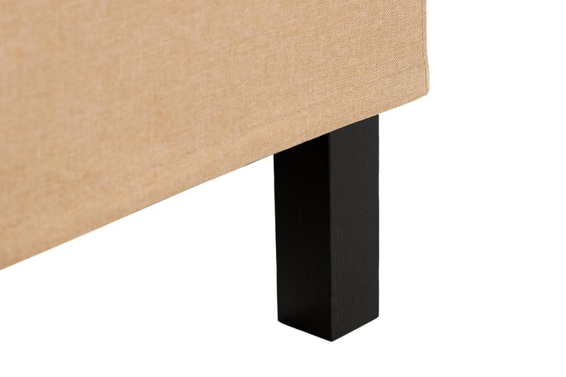Scarlett Sängpaket 150x200 Skummadrass - Djuphäftad gavel Beige - Möbler - Säng - Komplett sängpaket