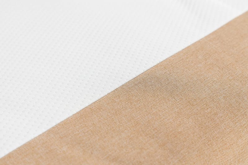 Scarlett Sängpaket 150x200 Skummadrass - Djuphäftad gavel Beige - Möbler - Säng - Komplett sängpaket