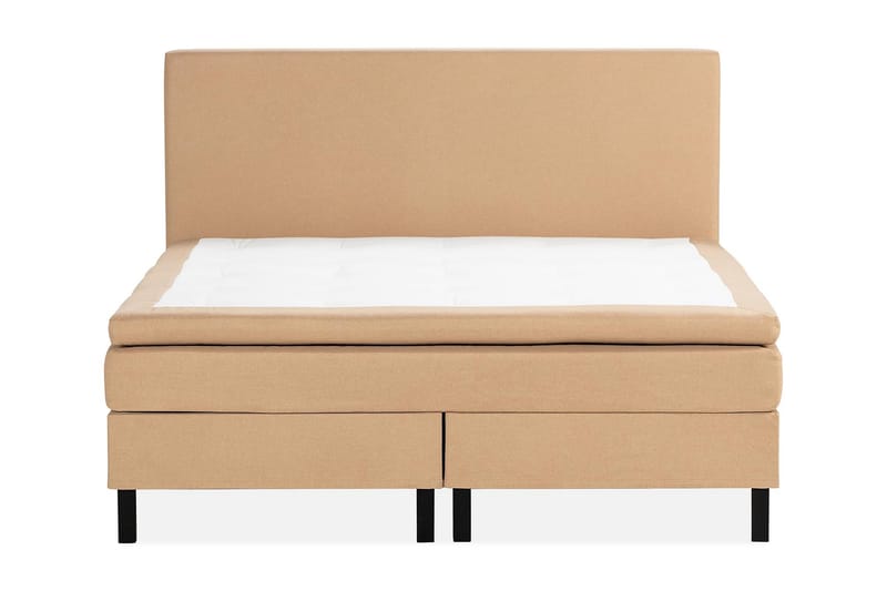 Scarlett Sängpaket 150x200 Skummadrass - Slät gavel Beige - Möbler - Säng - Komplett sängpaket