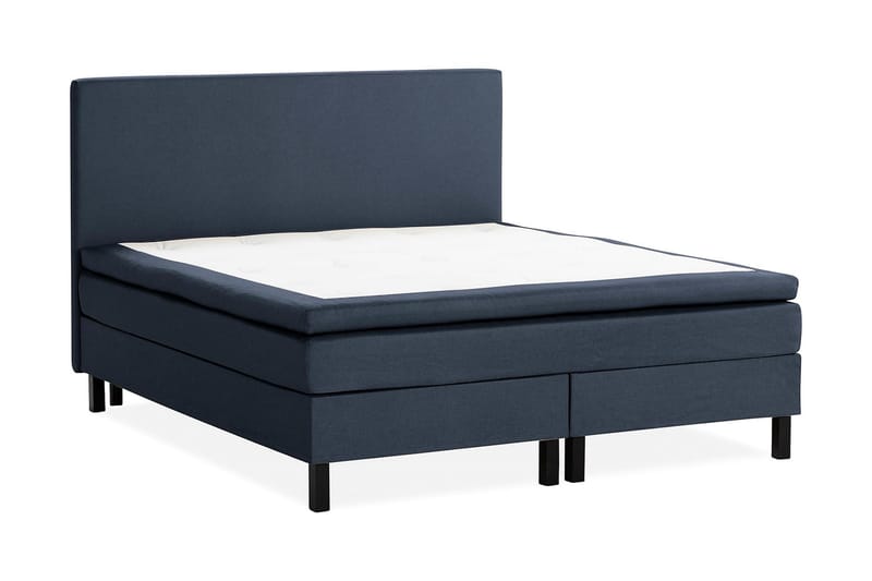 Scarlett Sängpaket 150x200 Skummadrass - Slät gavel Blå - Möbler - Säng - Komplett sängpaket