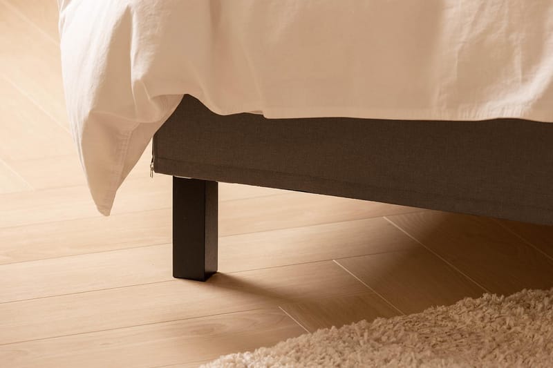 Scarlett Sängpaket 150x200 Skummadrass - Slät gavel Brun - Möbler - Säng - Komplett sängpaket