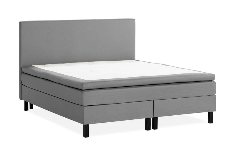 Scarlett Sängpaket 150x200 Skummadrass - Slät gavel Grå - Möbler - Säng - Komplett sängpaket