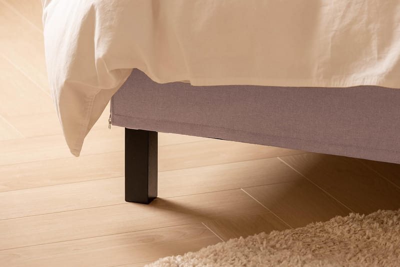 Scarlett Sängpaket 150x200 Skummadrass - Slät gavel Rosa - Möbler - Säng - Komplett sängpaket