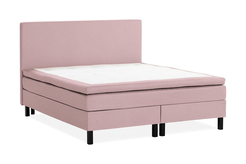 Scarlett Sängpaket 150x200 Skummadrass - Slät gavel Rosa - Möbler - Säng - Komplett sängpaket