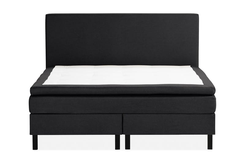 Scarlett Sängpaket 150x200 Skummadrass - Slät gavel Svart - Möbler - Säng - Komplett sängpaket