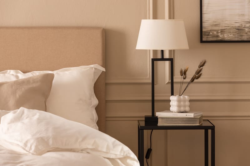 Scarlett Sängpaket 180x200 Skummadrass - Slät gavel Beige - Möbler - Säng - Komplett sängpaket