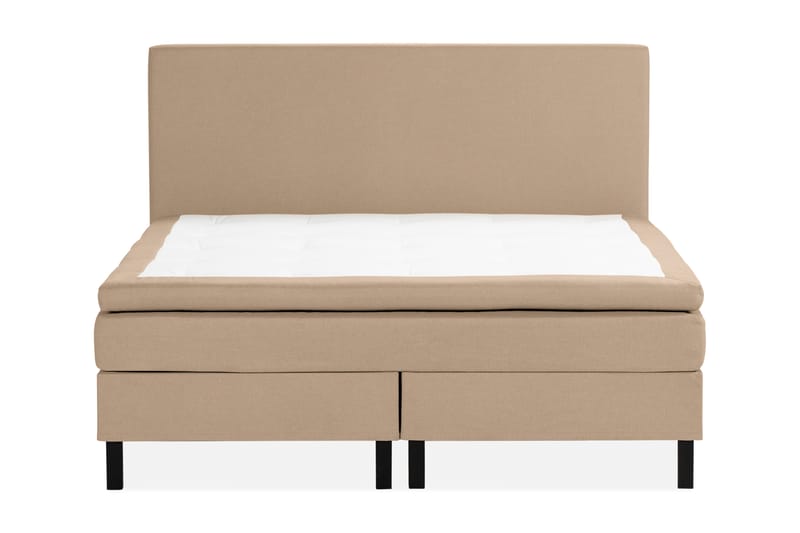 Scarlett Sängpaket 180x200 Skummadrass - Slät gavel Beige - Möbler - Säng - Komplett sängpaket