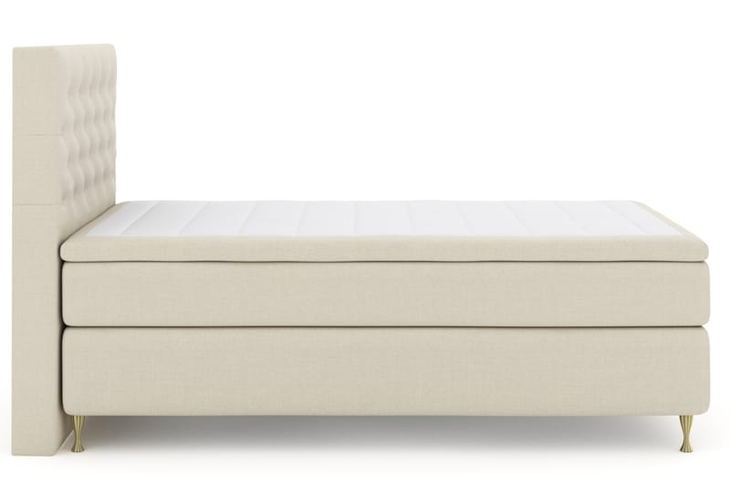 Select No 4 Komplett Sängpaket 120x200 Fast - Beige/Guld - Möbler - Säng - Komplett sängpaket