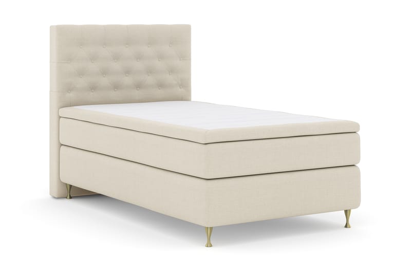 Select No 4 Komplett Sängpaket 120x200 Fast - Beige/Guld - Möbler - Säng - Komplett sängpaket